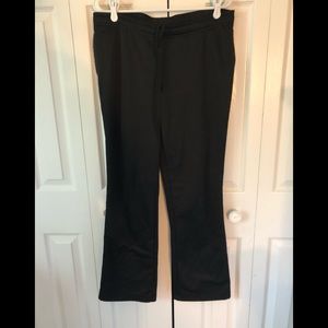 Black Reebok sweatpants